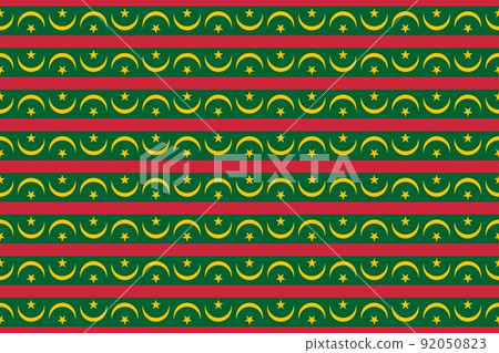 Geometric pattern in the colors of the national flag of Mauritania. The colors of Mauritania. Geometric pattern in the colors of the national flag of Mauritania. The colors of Mauritania. 92050823