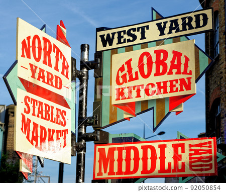 Signs in Camden Town - London UK 92050854