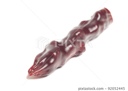 National caucasian dessert churchkhela isolated on a white background. 92052445