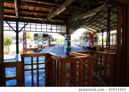 到八雲為了尋找邊緣線而站立的出雲之地...... Bataden“Ichibata Electric Railway”出雲大社前站 92053403