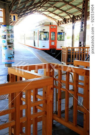 到八雲為了尋找邊緣線而站立的出雲之地...... Bataden“Ichibata Electric Railway”出雲大社前站 92053404