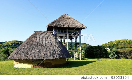 Harunotsuji Site with a observatory turret and a pit-house dwelling Harunotsuji Site with a observatory turret and a pit-house dwelling 92053594