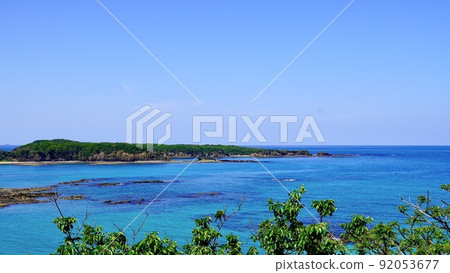 Summer Miuda Beach in Tsushima Summer Miuda Beach in Tsushima 92053677