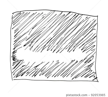 Black hand drawn ink texture with stripe and lines. Freehand patterns and background with place for your text Black hand drawn ink texture with stripe and lines. Freehand patterns and background with place for your text 92053985