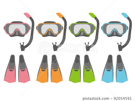 Diving goods_illustration_set_2 92054591