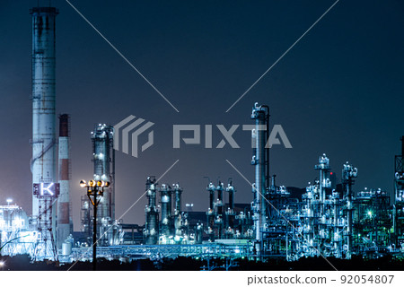 工廠夜景 92054807