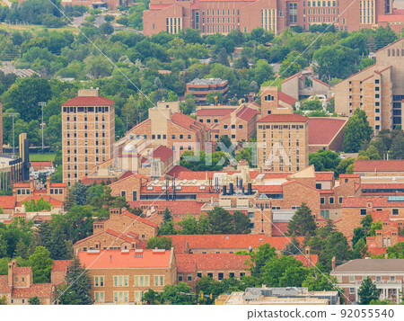 Aerial view of the University of Colorado Boulder Aerial view of the University of Colorado Boulder 92055540