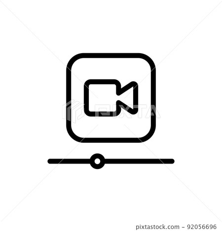 Illustration Vector graphic of Video Icon Illustration Vector graphic of Video Icon 92056696