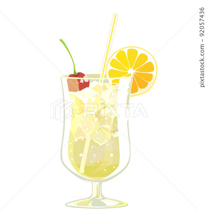 Illustration of lemon squash 92057436