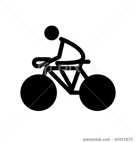 Illustration Vector Graphic of Bicycle Icon Illustration Vector Graphic of Bicycle Icon 92057675