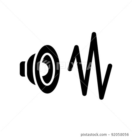 Illustration Vector Graphic of Loudspeaker Icon Illustration Vector Graphic of Loudspeaker Icon 92058056
