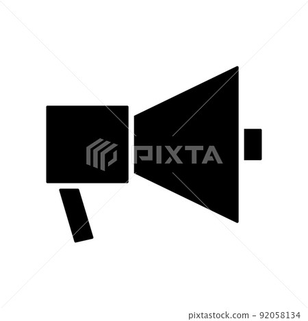 Illustration Vector Graphic of Megaphone Icon Illustration Vector Graphic of Megaphone Icon 92058134