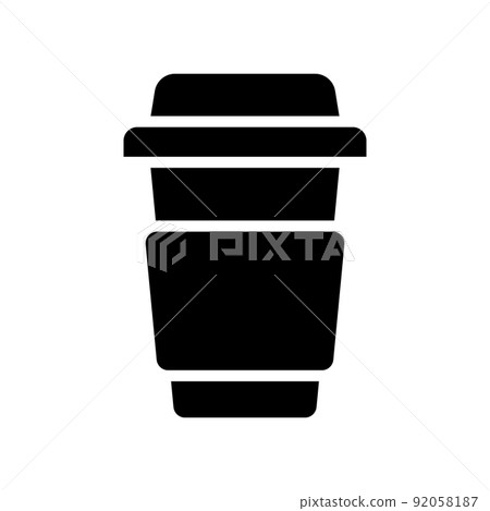 Illustration Vector Graphic of Coffee Paper Cup Icon Illustration Vector Graphic of Coffee Paper Cup Icon 92058187
