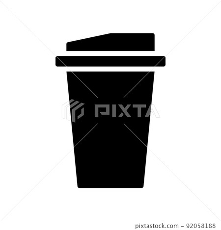 Illustration Vector Graphic of Coffee Paper Cup Icon 92058188