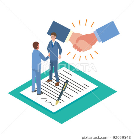 Businessman to contract 92059548