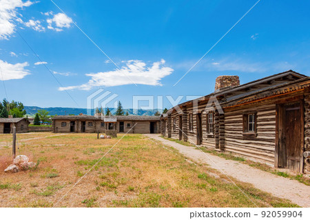 Overcast view of the Fort Caspar Museum Overcast view of the Fort Caspar Museum 92059904