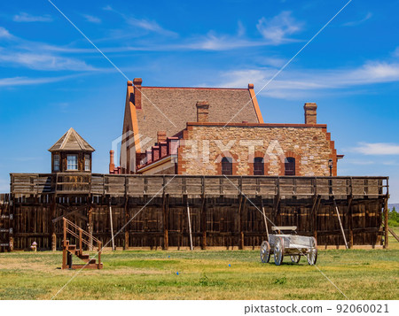 Sunny exterior view of the Wyoming Territorial Prison Sunny exterior view of the Wyoming Territorial Prison 92060021