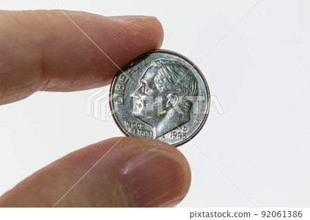 American money, dime (surface) American money, dime (surface) 92061386