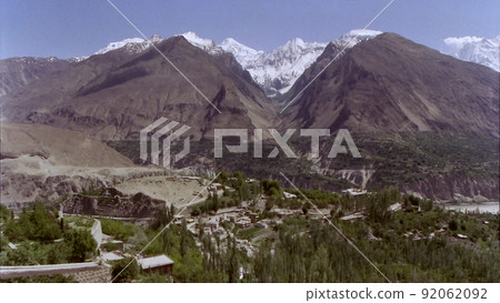 村莊和山谷@Karakoam / 喀喇崑崙峽谷和定居點 92062092