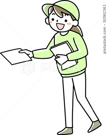 發傳單的男士 92062361