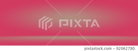 Abstract empty smooth light pink studio room background, Use as montage for product display,banner,template. 92062780