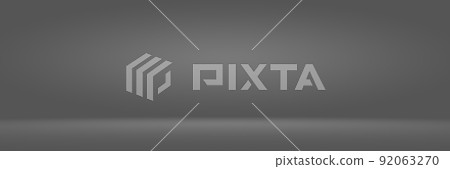 Empty white and grey studio backdrop background Empty white and grey studio backdrop background 92063270