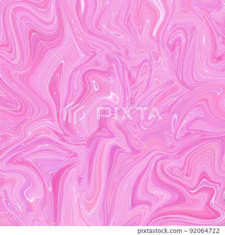 Liquid marbling paint texture background. Fluid painting abstract texture, Intensive color mix wallpaper. 92064722