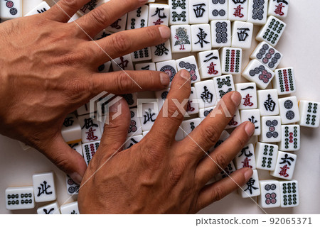 Mix mahjong tiles 92065371