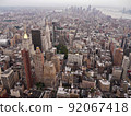 Manhattan seen from the New York Empire State Building. A crowd of buildings. 92067418