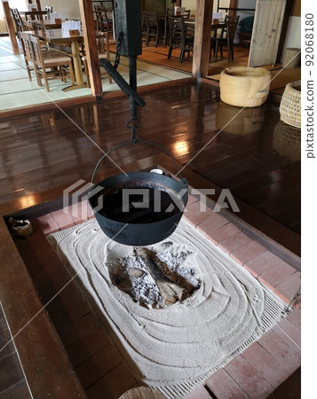 青森老民居的壁爐 92068180