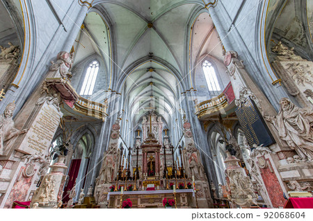 interiors of Salem abbey church, bavaria, germany 92068604