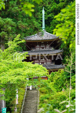 大和松寺,雨後的三寶塔 大和松寺,雨後的三寶塔 92069010