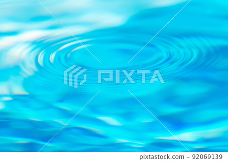 Image of summer color Resort background material Water surface texture 92069139