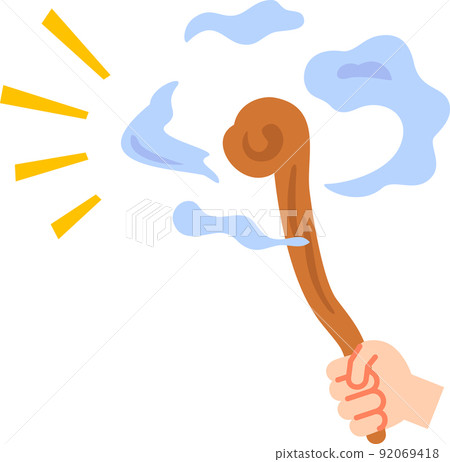 拿著魔杖的手 92069418