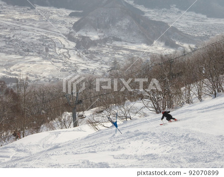 Mt.KOSHA Yomase Onsen Ski Resort in the midwinter 92070899