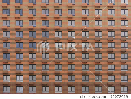 Facade of a new multi-apartment high-rise residential building with windows background. Architecture and design of a typical development of a new city district. Construction, developer, housing Facade of a new multi-apartment high-rise residential building with windows background. Architecture and design of a typical development of a new city district. Construction, developer, housing 92072019