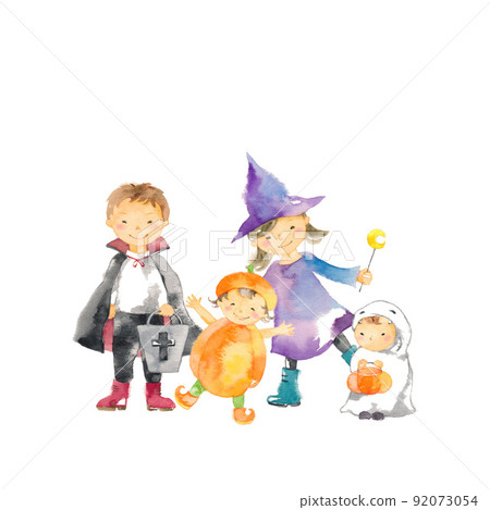 Halloween, lively children Halloween, lively children 92073054