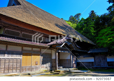 Hokuriku, Noto Peninsula, Wajima, Tokikuni (Honke Kami Tokikuni), panoramic view of the main building, Wajima City, Ishikawa Prefecture Hokuriku, Noto Peninsula, Wajima, Tokikuni (Honke Kami Tokikuni), panoramic view of the main building, Wajima City, Ishikawa Prefecture 92073087