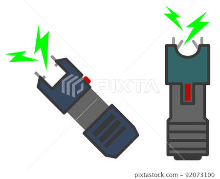 用於預防犯罪的危險電擊槍的插圖 92073100