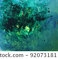 Jungle. Modern art. Abstract 92073181