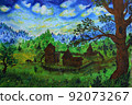 Old European landscape. Classic style 92073267