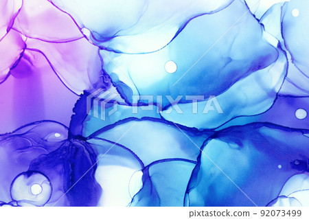 Alcohol ink art texture background abstract abstract painting 92073499