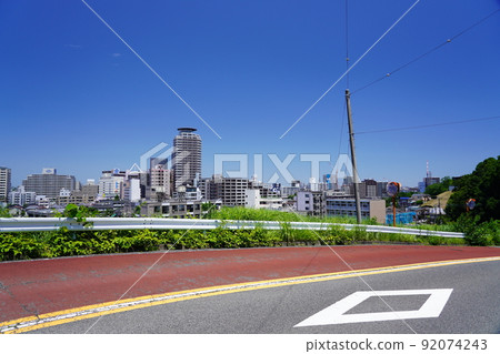 Scenery around Seiseki-Sakuragaoka Station on the Keio Line, Tama City, Tokyo 92074243