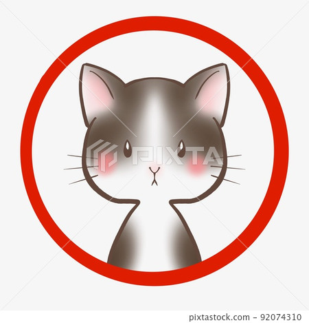 Illustration designed for cats as icons Illustration designed for cats as icons 92074310