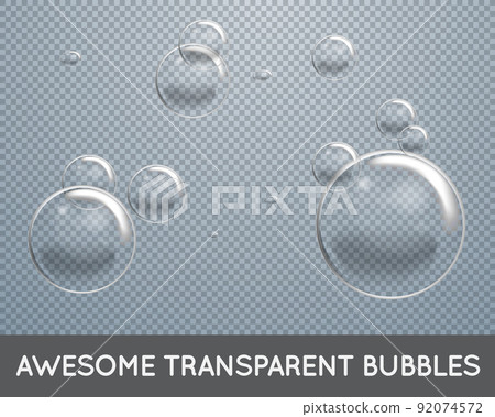 Vector Soap Water Bubbles Set. Transparent Isolated Realistic Design Elements. Can be used with any Background. Vector Soap Water Bubbles Set. Transparent Isolated Realistic Design Elements. Can be used with any Background. 92074572