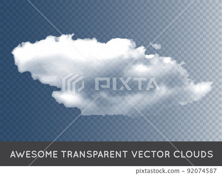 Transparent Vector Clouds can be used with any background Transparent Vector Clouds can be used with any background 92074587