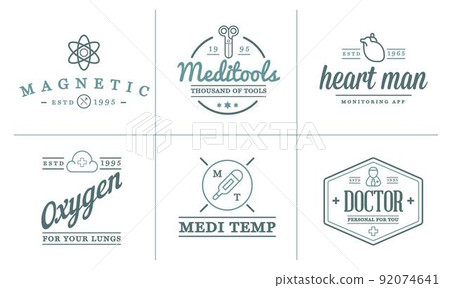 Medicine Health Vector Symbols Icons Can Be Used as Logotype Element or Icon, Illustration Ready for Print or Plotter Cut or Using as Logotype with High Quality Medicine Health Vector Symbols Icons Can Be Used as Logotype Element or Icon, Illustration Ready for Print or Plotter Cut or Using as Logotype with High Quality 92074641