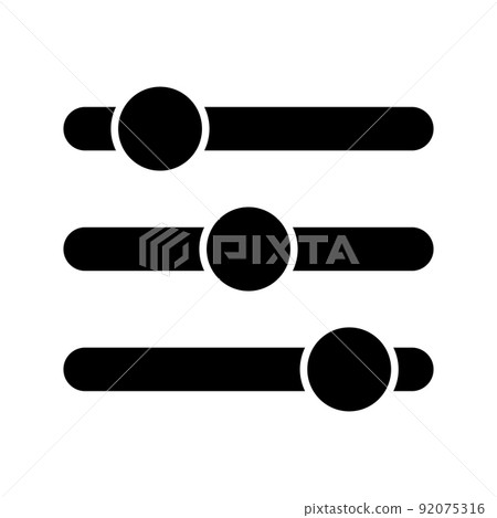 過濾器剪影圖標矢量 92075316