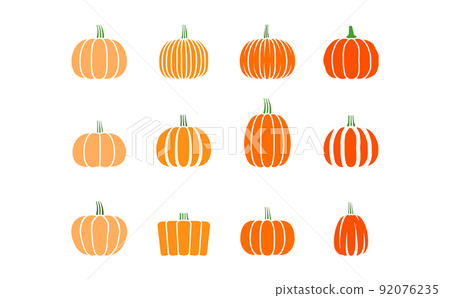 沒有主線的南瓜彩色插圖集 92076235