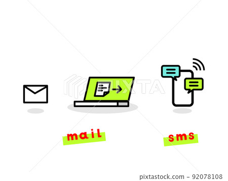 "Business Communication" Icon Collection 92078108